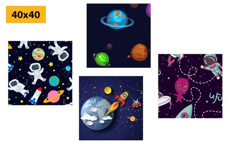 BILDER-SET WELTRAUMWELT - BILDERSETS - BILDER