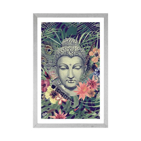 POSTER – BUDDHA SU SFONDO ESOTICO - FENG SHUI - POSTER