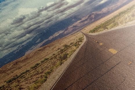 КАРТИНА НА ПЛАТНО – ПЪТ В ПУСТИНЯТА - КАРТИНИ НА ПРИРОДАТА И ПЕЙЗАЖИ - КАРТИНИ