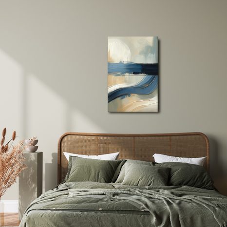 WANDBILD STRÖMUNGEN DER RUHE - WANDBILDER ABSTRAKTE FORMEN - BILDER