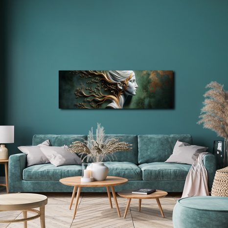 OBRAZ ŽENA S VĚTVEMI JAKO SYMBOLEM RŮSTU - OBRAZY ŽENY - OBRAZY