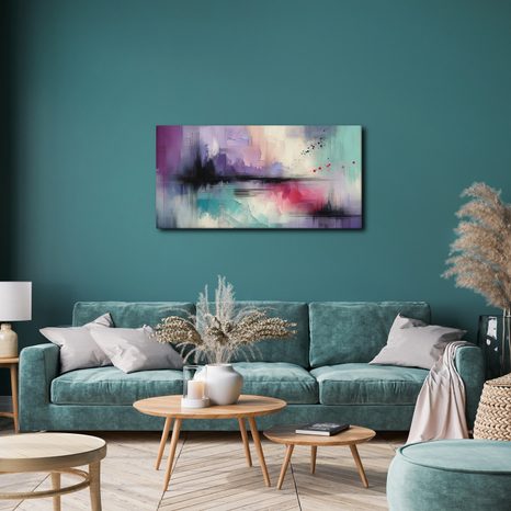 OBRAZ JEMNÉ DOTEKY AKVARELU - ABSTRAKTNÍ OBRAZY - OBRAZY