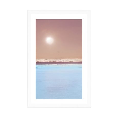 POSTER MIT PASSEPARTOUT HORIZONTLINIE - MOTIVE AUS UNSERER WERKSTATT - POSTER