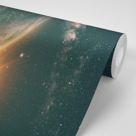 TAPETA POHLED Z VESMÍRU - TAPETY VESMÍR A HVĚZDY - TAPETY