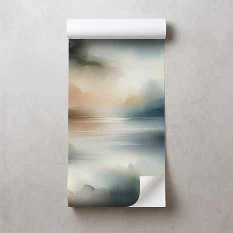 SAMOLEPÍCÍ FOTOTAPETA ABSTRAKTNÍ AKVARELOVÁ KRAJINA - ABSTRAKTNÍ TAPETY - TAPETY