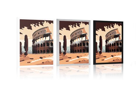 POSTER KOLOSSEUM IN ROM - PARIS - POSTER