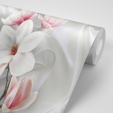WALLPAPER WHITE MAGNOLIA - WALLPAPERS FLOWERS - WALLPAPERS