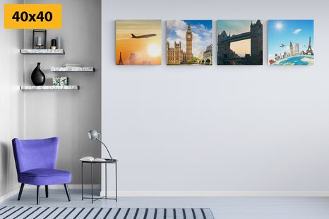 SET DI QUADRI – PER GLI AMANTI DI LONDRA - COLLEZIONI DI QUADRI - STAMPE E QUADRI