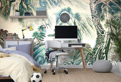 SELF ADHESIVE WALLPAPER CHINESE LANDSCAPE PAINTING - SELF-ADHESIVE WALLPAPERS - WALLPAPERS