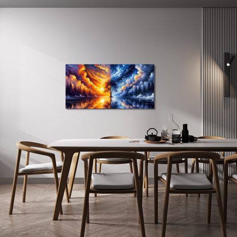 OBRAZ MAGICKÝ STROM ŽIVOTA V KRAJINĚ - OBRAZY STROMY ŽIVOTA - OBRAZY