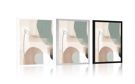 PLAKÁT ABSTRAKTNÍ TVARY NO3 - ABSTRAKTNÍ TVARY - PLAKÁTY