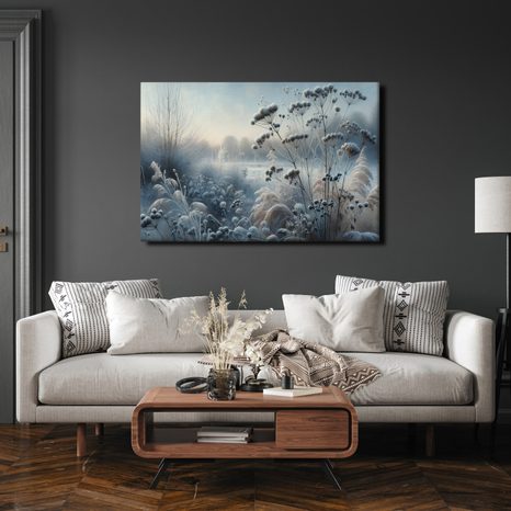 OBRAZ MRAZIVÉ RÁNO - OBRAZY PŘÍRODY A KRAJINY - OBRAZY