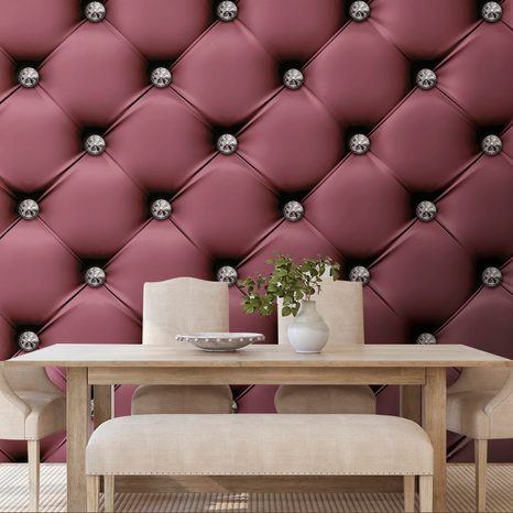 SAMOLEPÍCÍ TAPETA BORDÓ ELEGANCE KŮŽE (2) - SAMOLJEPLJIVE TAPETE - TAPETE