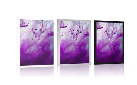 POSTER – ASTRAZIONE VIOLA MAGICA - ASTRATTO E MODELLATO - POSTER