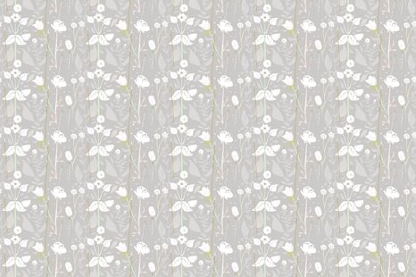 CARTA DA PARATI – PRATO FIORITO DELICATO - CARTA DA PARATI CON FIORI - CARTA DA PARATI