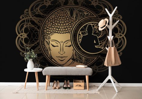 SELBSTKLEBENDE TAPETE HARMONISCHE KRAFT DES BUDDHA - SELBSTKLEBENDE TAPETEN - TAPETEN