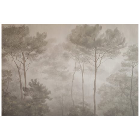 TAPET AUTOADEZIV PEISAJ FORESTIER ÎN CEAȚĂ FINĂ - TAPET PĂDURE - TAPETURI