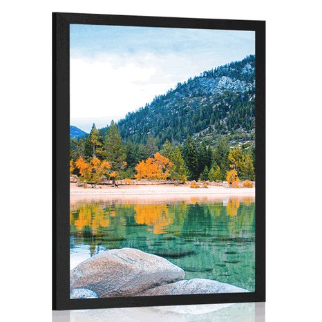 POSTER LAKE IN BEAUTIFUL NATURE - NATURE - POSTERS