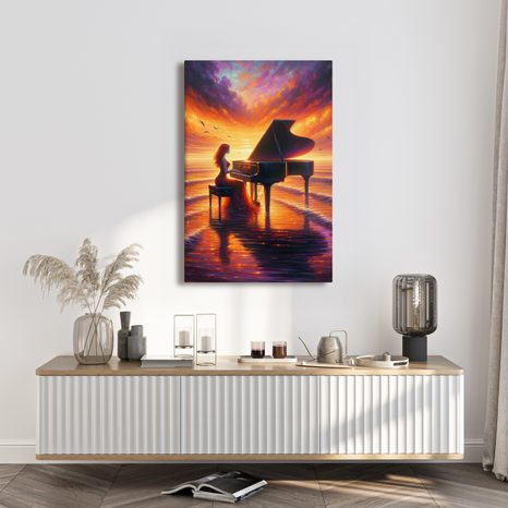 WANDBILD KLAVIERTRÄUME - BILDER MEER UND STRAND - BILDER