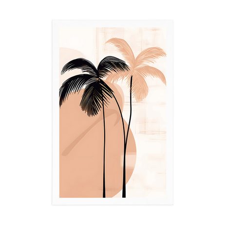 PLAKAT APSTRAKTNI BOTANIČKI OBLICI PALME - APSTRAKTNI OBLICI - PLAKATI