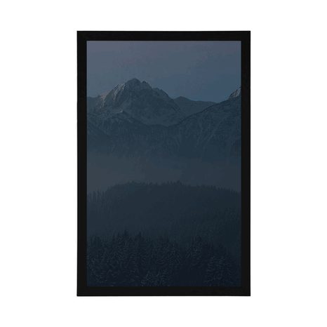 PLAKÁT ÚPLNĚK MĚSÍCE NAD HORAMI - PŘÍRODA - PLAKÁTY