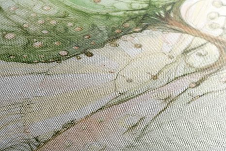 QUADRO SU TELA – ALBERI PASTELLO DA FIABA - QUADRI ALBERI DELLA VITA - STAMPE E QUADRI