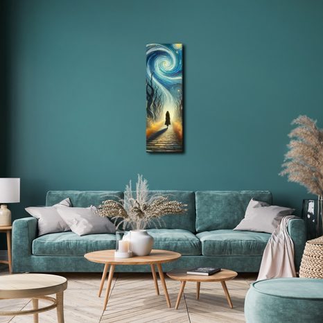 WANDBILD NACHT VOLLER GEHEIMNISSE - BILDER VON NATUR UND LANDSCHAFT - BILDER