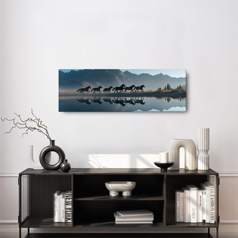 OBRAZ SVOBODA V HORÁCH - OBRAZY KONĚ - OBRAZY