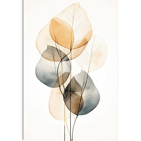 OBRAZ ABSTRAKTNÍ LISTY NO2 - OBRAZY - TOTÁLNÍ VÝPRODEJ 🔥