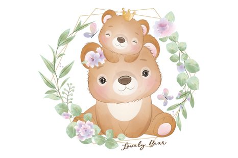 SAMOLEPÍCÍ TAPETA RODINKA MEDVÍDKŮ - SAMOLEPÍCÍ TAPETY - TAPETY