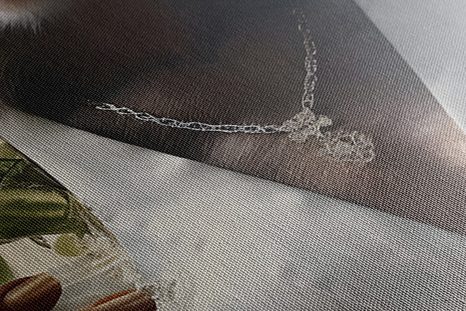 WANDBILD TIERISCHER GANGSTER ÄFFIN - WANDBILDER TIERISCHE GANGSTER - BILDER