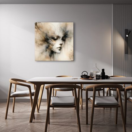 OBRAZ MELANCHOLICKÁ ABSTRAKCE ŽENY - OBRAZY ŽENY - OBRAZY