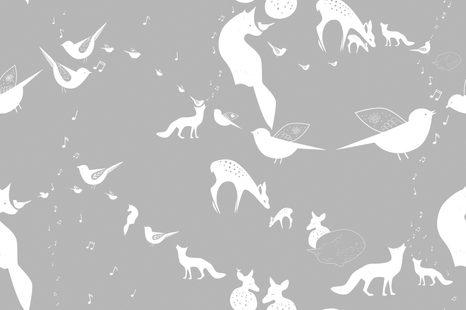 TAPETE GEHEIME SPRACHE DER TIERE - TAPETEN MIT TIERMOTIVEN - TAPETEN