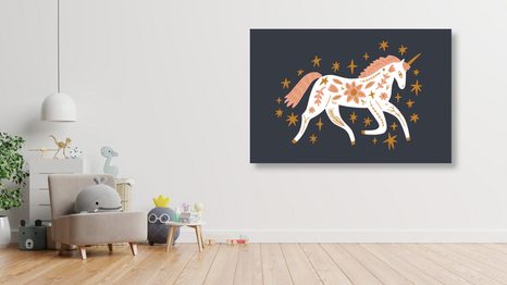 ΕΙΚΌΝΑ ΕΝΌΣ ΥΠΈΡΟΧΟΥ ΜΟΝΌΚΕΡΟΥ ΣΕ ΜΙΑ ΛΑΪΚΉ ΠΙΝΕΛΙΆ - ΠΊΝΑΚΕΣ ΠΑΙΔΙΚΈΣ - ΠΊΝΑΚΕΣ