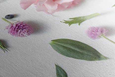 WANDBILD BEZAUBERNDES STILLLEBEN MIT BLUMEN - STILLLEBEN-BILDER - BILDER