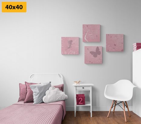 SET OBRAZŮ POHÁDKOVÁ VÍLA - SESTAVY OBRAZŮ - OBRAZY