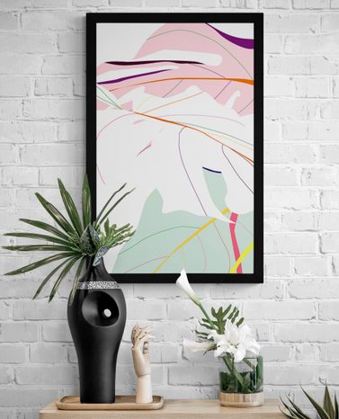 PLAKÁT NEOBYČEJNOST LISTŮ - MOTIVY Z NAŠÍ DÍLNY - PLAKÁTY