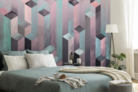 TAPETA TAJEMNÉ SLOUPY - VZOROVANÉ TAPETY - TAPETY