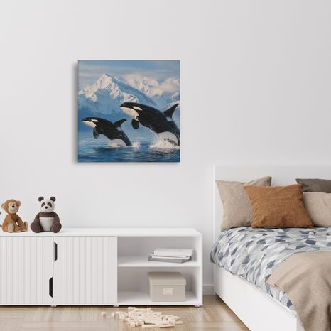 OBRAZ MAJESTÁTNÍ KOSATKY A HORY - OBRAZY MOŘŠTÍ ŽIVOČICHOVÉ - OBRAZY
