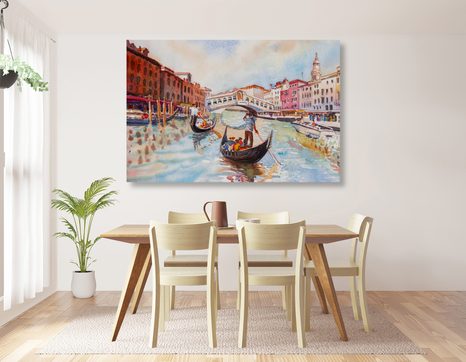SLIKA BENEŠKA GONDOLA - SLIKE MESTA - SLIKE
