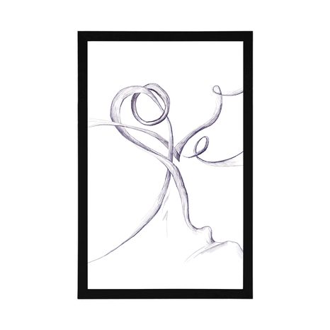 PLAKÁT TAJEMNÝ NÁPIS LOVE - MOTIVY Z NAŠÍ DÍLNY - PLAKÁTY