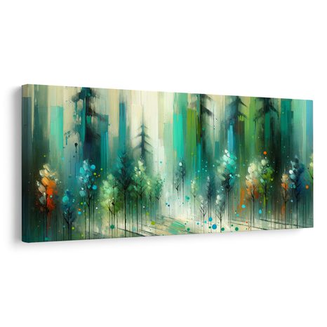 WANDBILD GEHEIMNIS DES GRÜNEN HAINS - BILDER WALD - BILDER