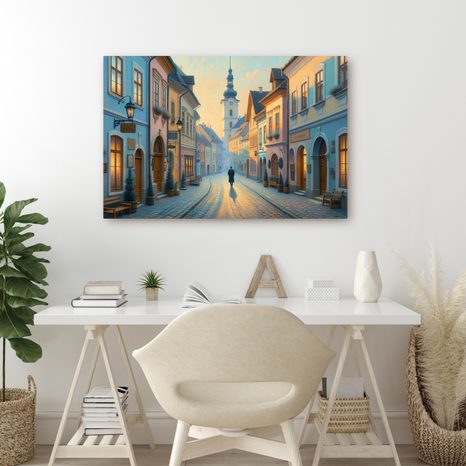 OBRAZ PROCHÁZKA HISTORICKÝM CENTREM - OBRAZY MĚSTA - OBRAZY