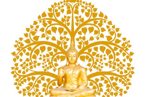 KÉP BUDDHA ÉLETFA ELŐTT - ÉLETFÁK KÉPEK - KÉPEK