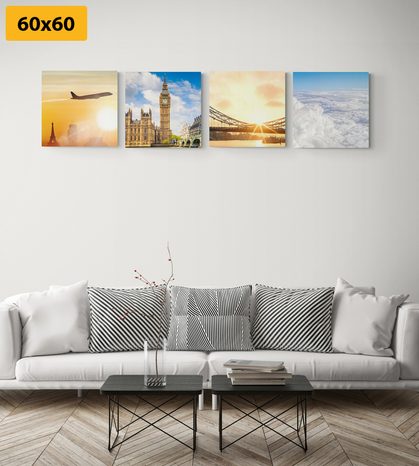 SET DI QUADRI – VIAGGIO UNICO - COLLEZIONI DI QUADRI - STAMPE E QUADRI