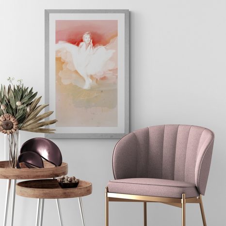 POSTER MIT PASSEPARTOUT EINZIGARTIGE MARILYN MONROE - MOTIVE AUS UNSERER WERKSTATT - POSTER