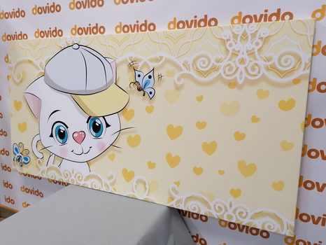 SLIKA RADOVEDNI MUCEK - OTROŠKE SLIKE - SLIKE