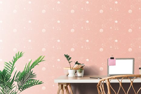 CARTA DA PARATI – MOTIVI GEOMETRICI ROSA - CARTA DA PARATI SCHEMA - CARTA DA PARATI