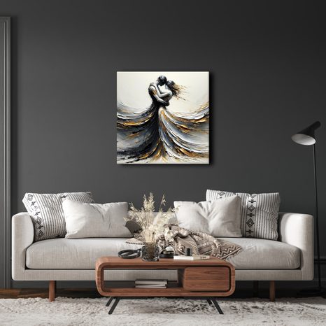 OBRAZ TANEC V ZLATÝCH TÓNECH - OBRAZY LÁSKA - OBRAZY