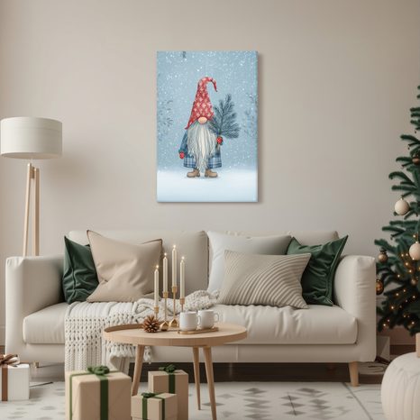 OBRAZ VÁNOČNÍ KOUZLO S TRPASLÍKEM - VÁNOČNÍ A ZIMNÍ OBRAZY - PICTURES